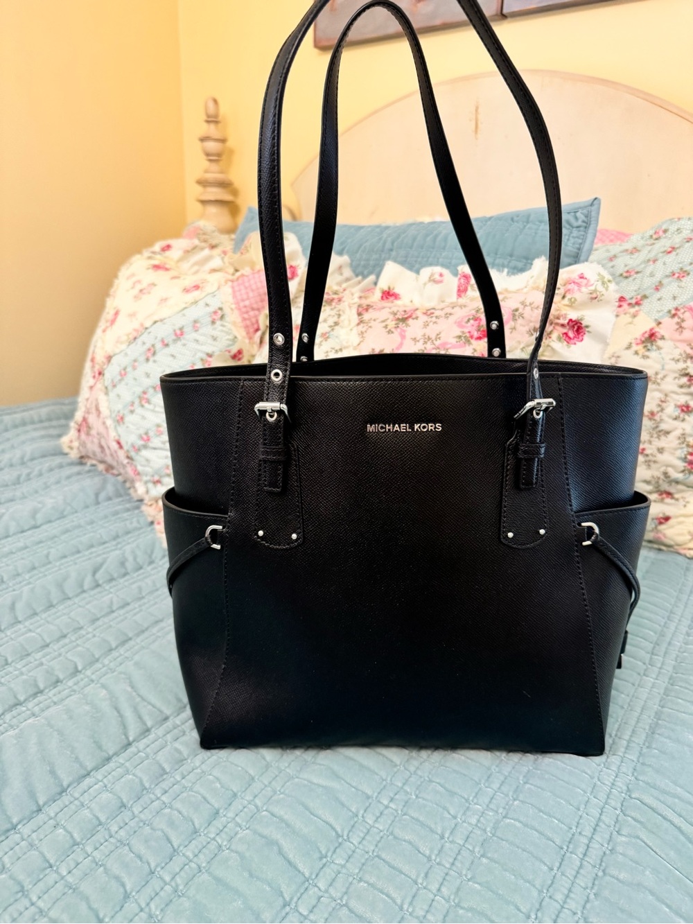 Michael Kors Black Saffiano Leather Tote